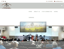Tablet Screenshot of preparingthewayministries.org